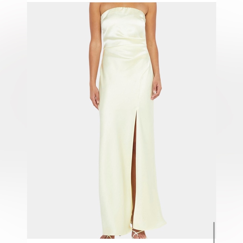 Bec & Bridge Cream Maxi Dress